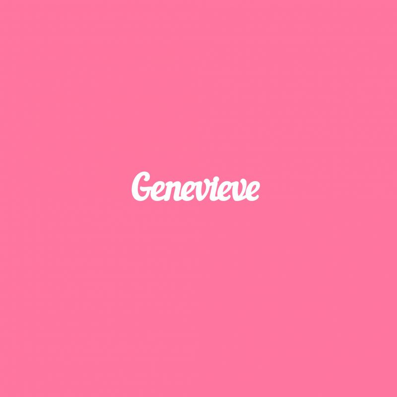 Чипборд. Genevieve